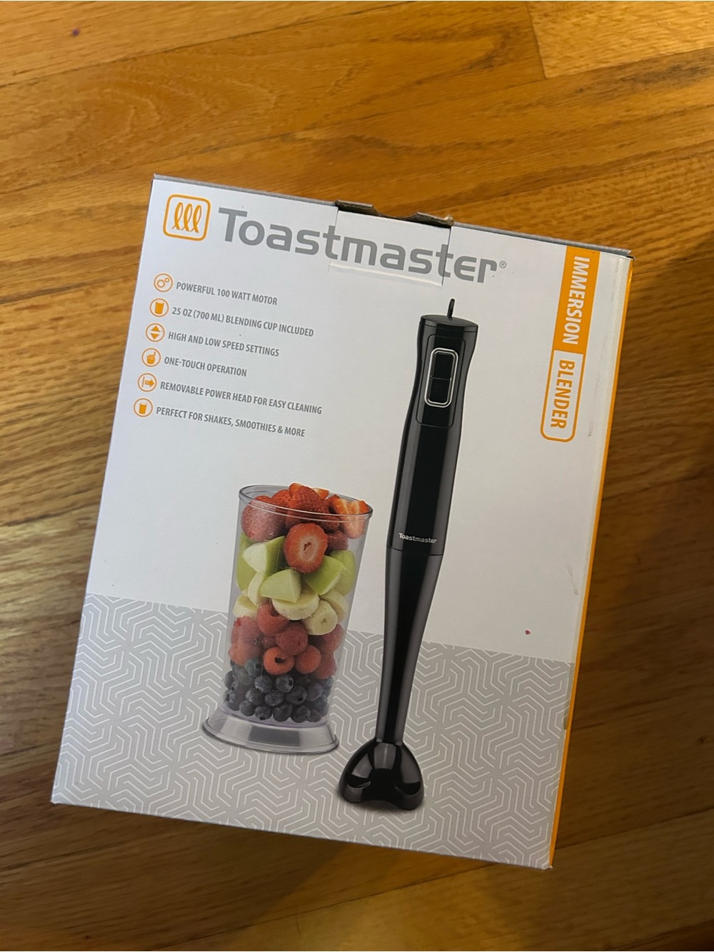 Toastmaster Black Immersion Blender - Handheld Kitchen Mixer
